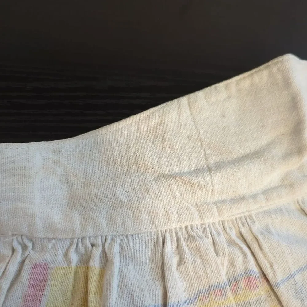 Vintage 40s/50s Colorado‎ State Landmarks Souvenir Travel Kitchen Apron